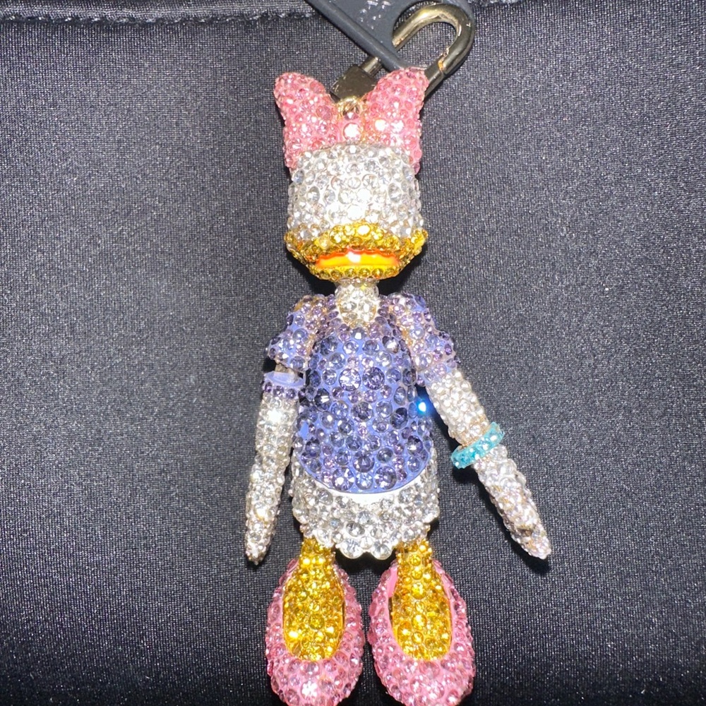 Disney Daisy Duck Classic Pavé Bag Charm - Picture 4 of 4